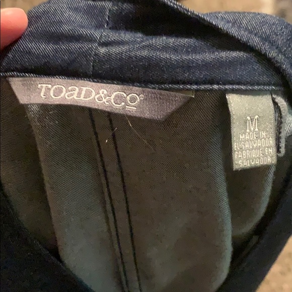NWOT Toad & Co. Chambray Tank - Picture 3 of 3